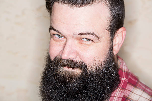 istock Face of a man with long beard 464769196