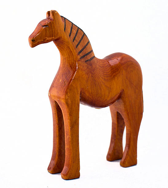 istock Wooden horse toy 464772140