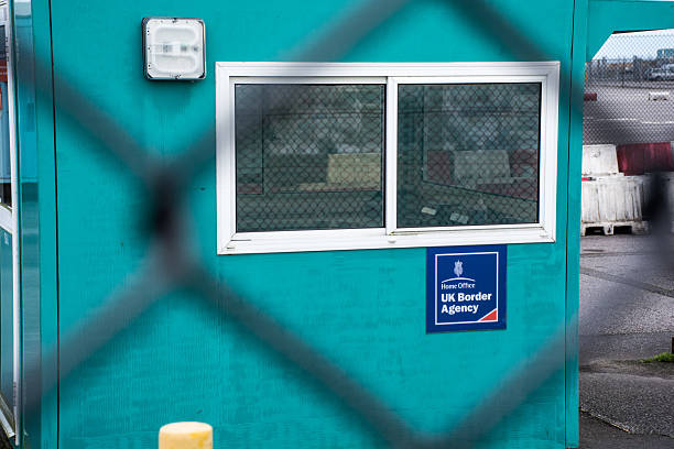 UK Border Agency stock photo