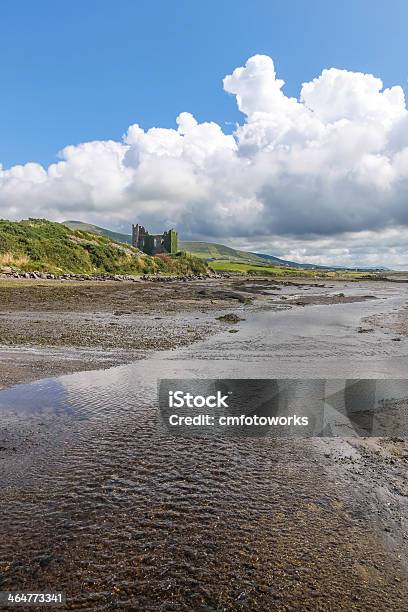 Ballycarbery Castello Di Tidal Creek - Fotografie stock e altre immagini di Ambientazione esterna - Ambientazione esterna, Anello di Kerry, Bassa marea