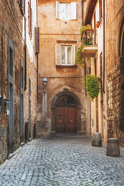 istock Small alley in the Tuscan village 464776076