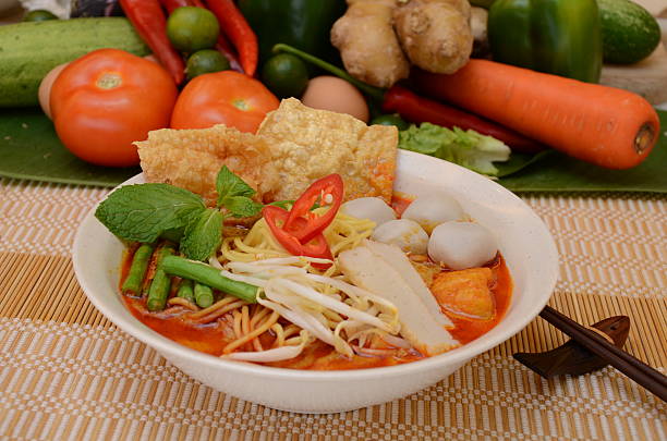 Curry Mee stock photo