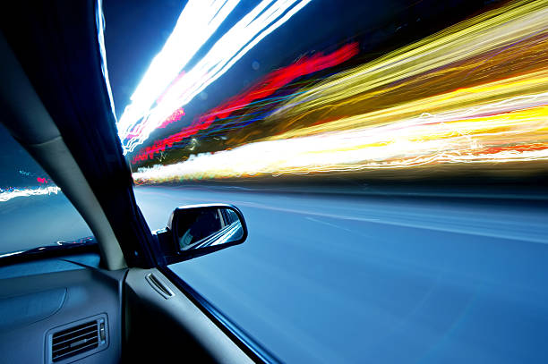 istock car on the road with motion blur background 464779882
