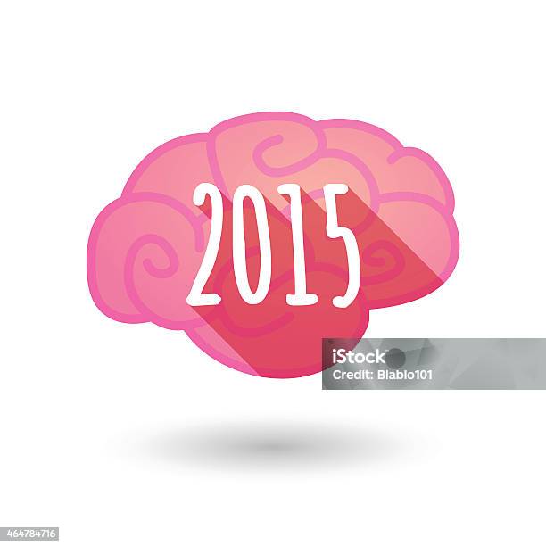 Brain Year 2015 Design Stock Illustration - Download Image Now - 2015, Abstract, Backgrounds