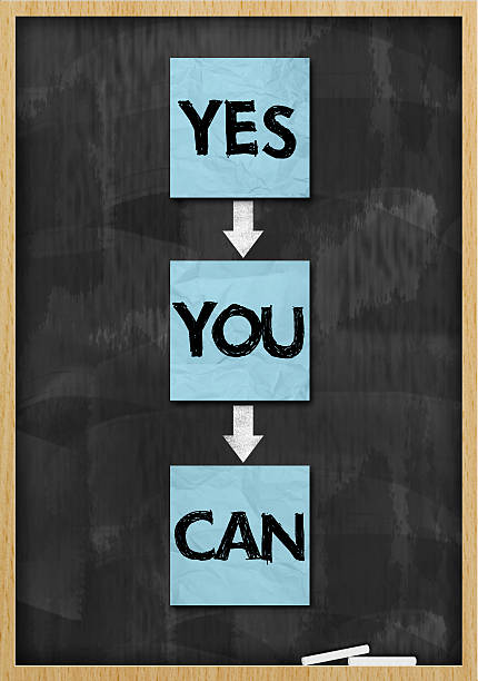 istock Yes you can / Paper blackboard concept (Click for more) 464784832