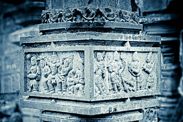 istock Pillar details, Carving at Shri Bhiravnath Temple 464788246
