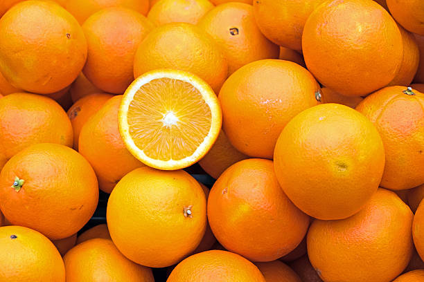 istock Ripe oranges for sale 464788847