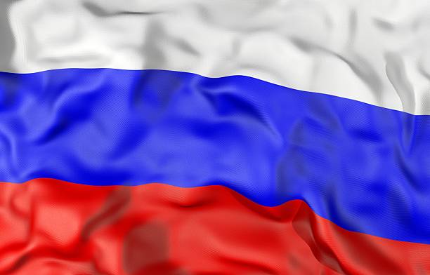istock Russia 3D flag illustration 464789468