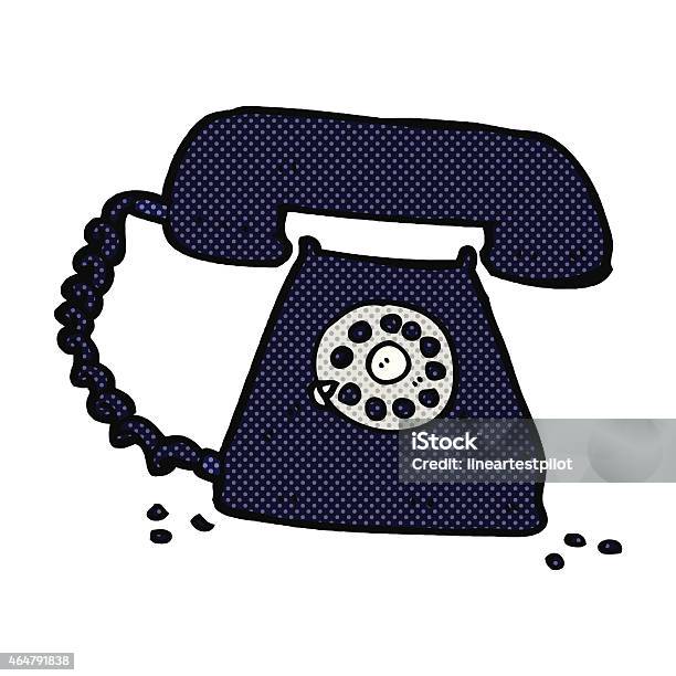 Telefon Comic Comic Comic Retro Telefon Stock Vektor Art und mehr Bilder von 2015 ...