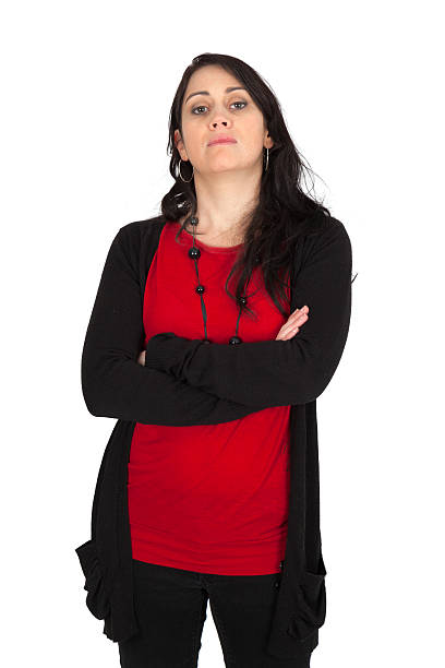 istock Beautiful woman doing different expressions in different sets of clothes 464792358