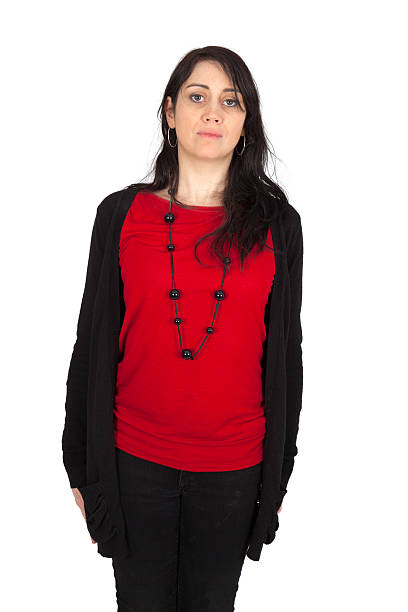 istock Beautiful woman doing different expressions in different sets of clothes 464798162