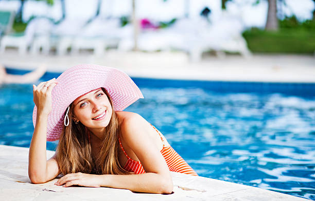istock Young beautiful woman outdoors 464799065