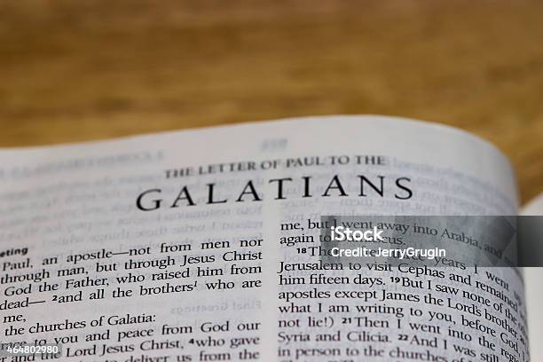 Galatians Stock Photo - Download Image Now - 2015, Bible, Christianity