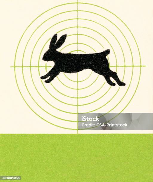 Object Perspective Rabbit Rabbit In Scope Stock Illustration - Download Image Now - 2015 ...