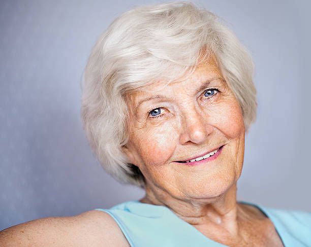 istock Senior woman portrait 464807084