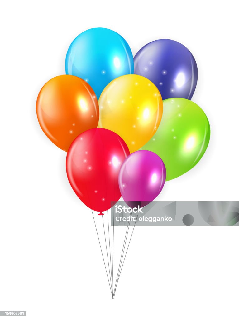 Set of Colored Balloons, Vector Illustration Set of Colored Balloons, Vector Illustration. EPS 10 2015 stock vector