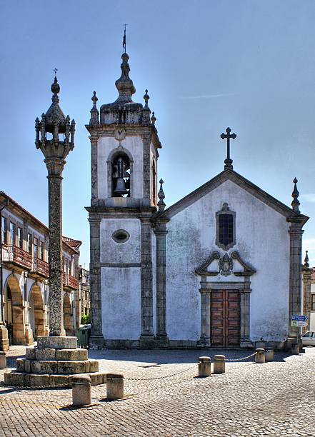 istock Trancoso pillory and Church 464811228