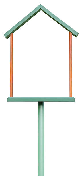 istock Blank Empty Signboard, Isolated Copy Space Green Ocher Wooden Frame 464812045