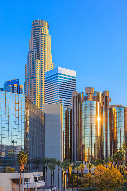 skyline von Los Angeles skyline, Architektur, urban cityscape – Foto