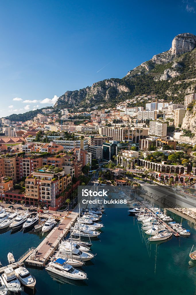 Monte Carlo skyline, French Riviera Monte Carlo Stock Photo