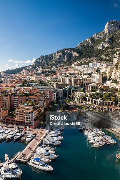 Monte Carlo Skyline French Riviera Stock Photo - Download Image Now - Monte Carlo, Monaco, Casino