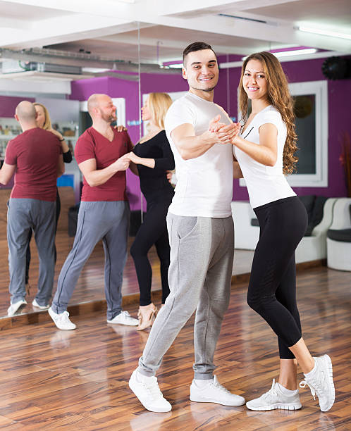 istock Couples enjoying of partner dance 464819664