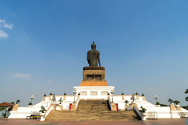 istock Buddha district in Bangkok in evening sky 464819962