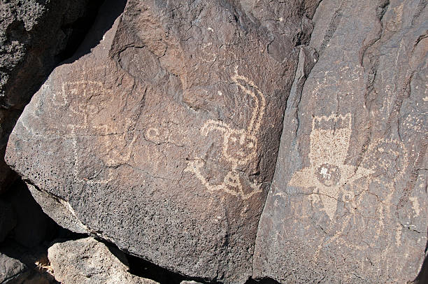 istock Petroglyphs on rock at Albuquerque's National Monument USA 464820276