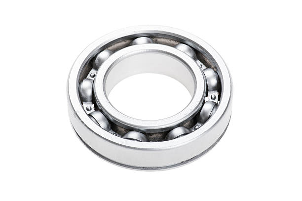 istock metal chrome bearing on white 464821965