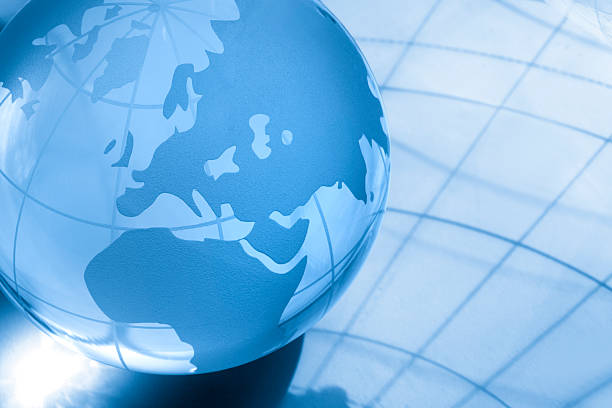 istock Crystal Globe Showing Europe and Africa 464826584