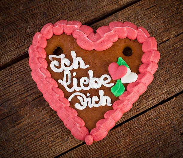 Lebkuchenherzen gingerbread Heart cookie