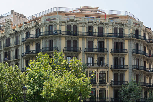 istock Mediterranian Apartment Block 464829774