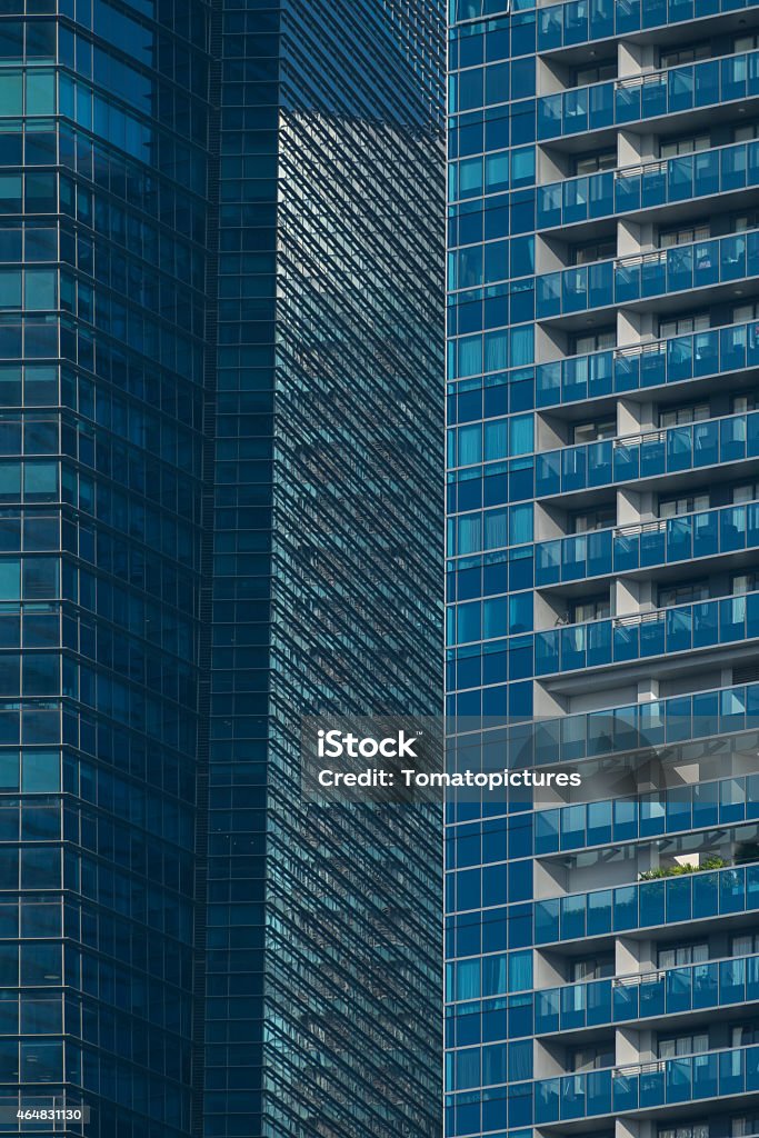 Nahaufnahme der Wolkenkratzer in Singapur - Lizenzfrei 2015 Stock-Foto