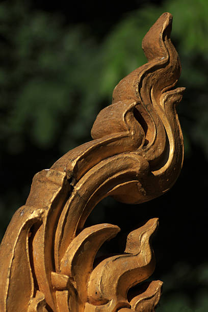 istock Detail of Thai temple roof 464832805