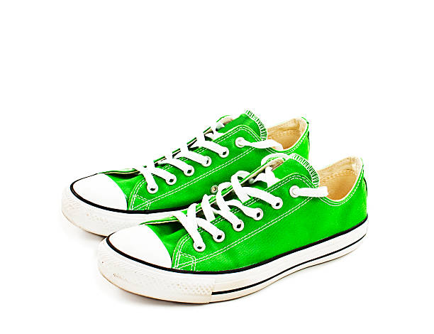 istock Vintage green shoes 464832880