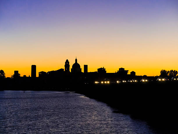 istock Mantua silhouette, Italy 464836276