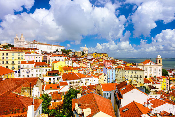 istock Lisbon, Portugal Historic Skyline 464836588