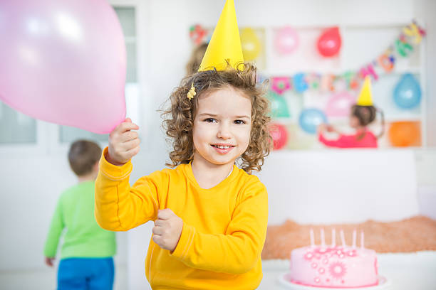istock Children on the birthday party 464838735