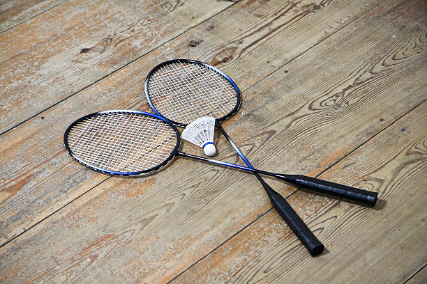 istock vintage badminton racquet 464840449