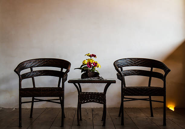istock Chair in a dark room 464841741