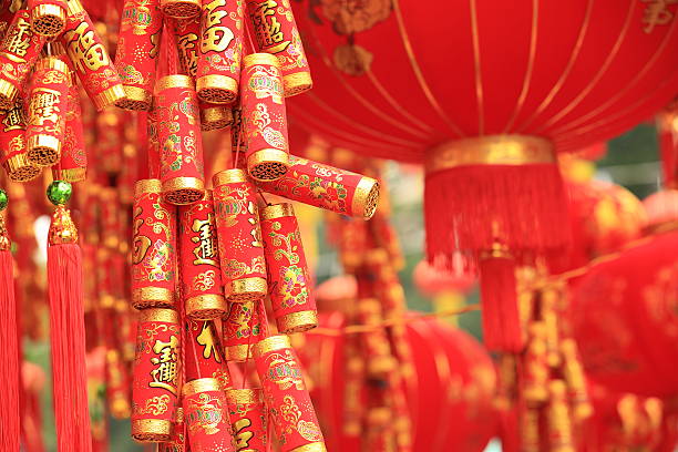istock chinese red lanterns for fortune,happiness and good luck 464843460
