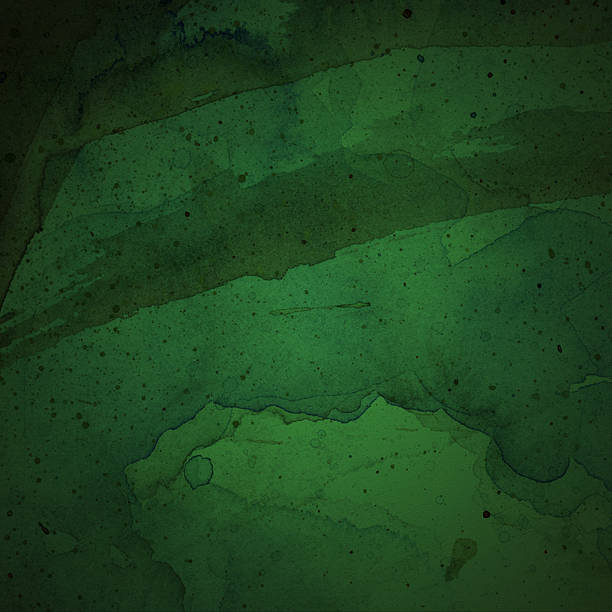 istock Grunge green background with place for text 464843796