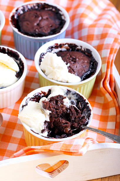 istock Rum and raisin chocolate puddings 464847966