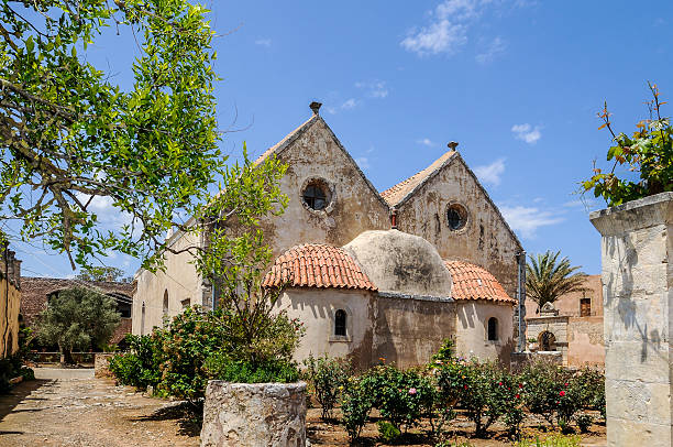 istock Moni Arkadiou, Arkadi Monastery, Crete, Greece 464848804