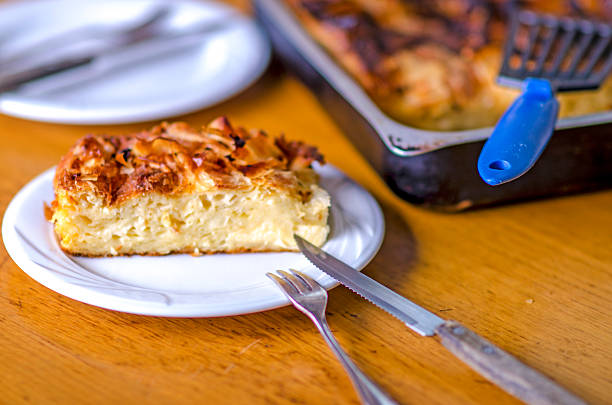 Tarte balcan Tradicional - fotografia de stock