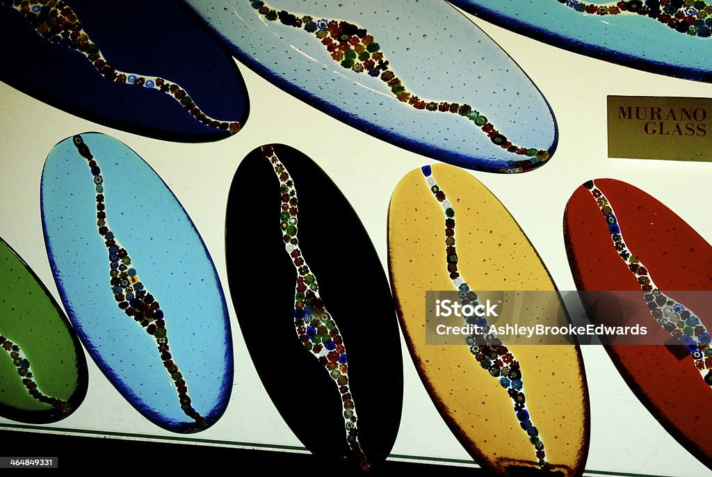 Murano Glass Colorful Murano Glass in Venice, Italy Art Stock Photo