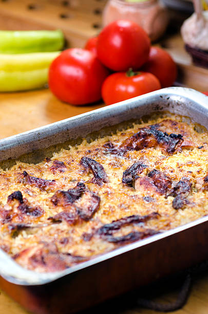 Pilau no cozinhado Latão - fotografia de stock