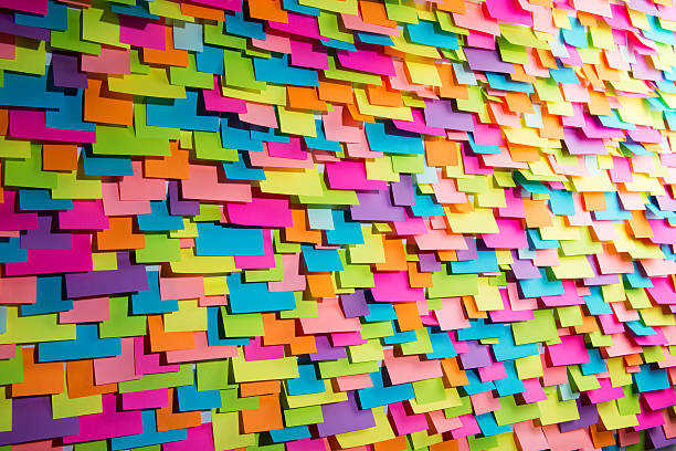 istock Many of colorful stickers 464854138