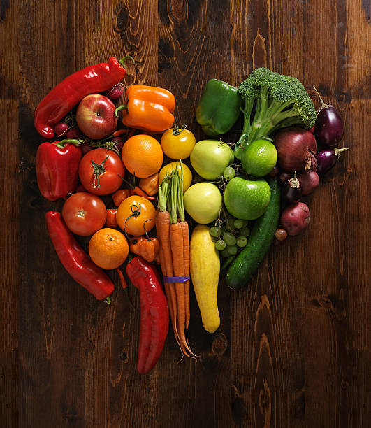 istock vegetables on cutting board shaped like heart 464856646