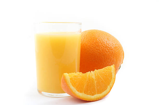 istock Glass of orange juice 464861000